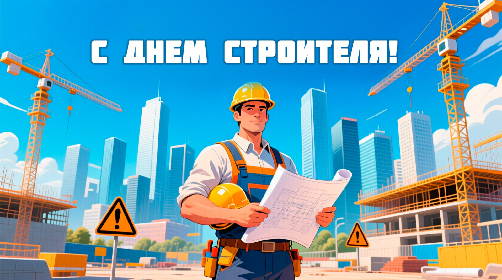 С Днем строителя! Там, где «Гранит» — там твердое основание